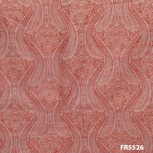 Embroidered Chanderi Silk Fabric-FR5526